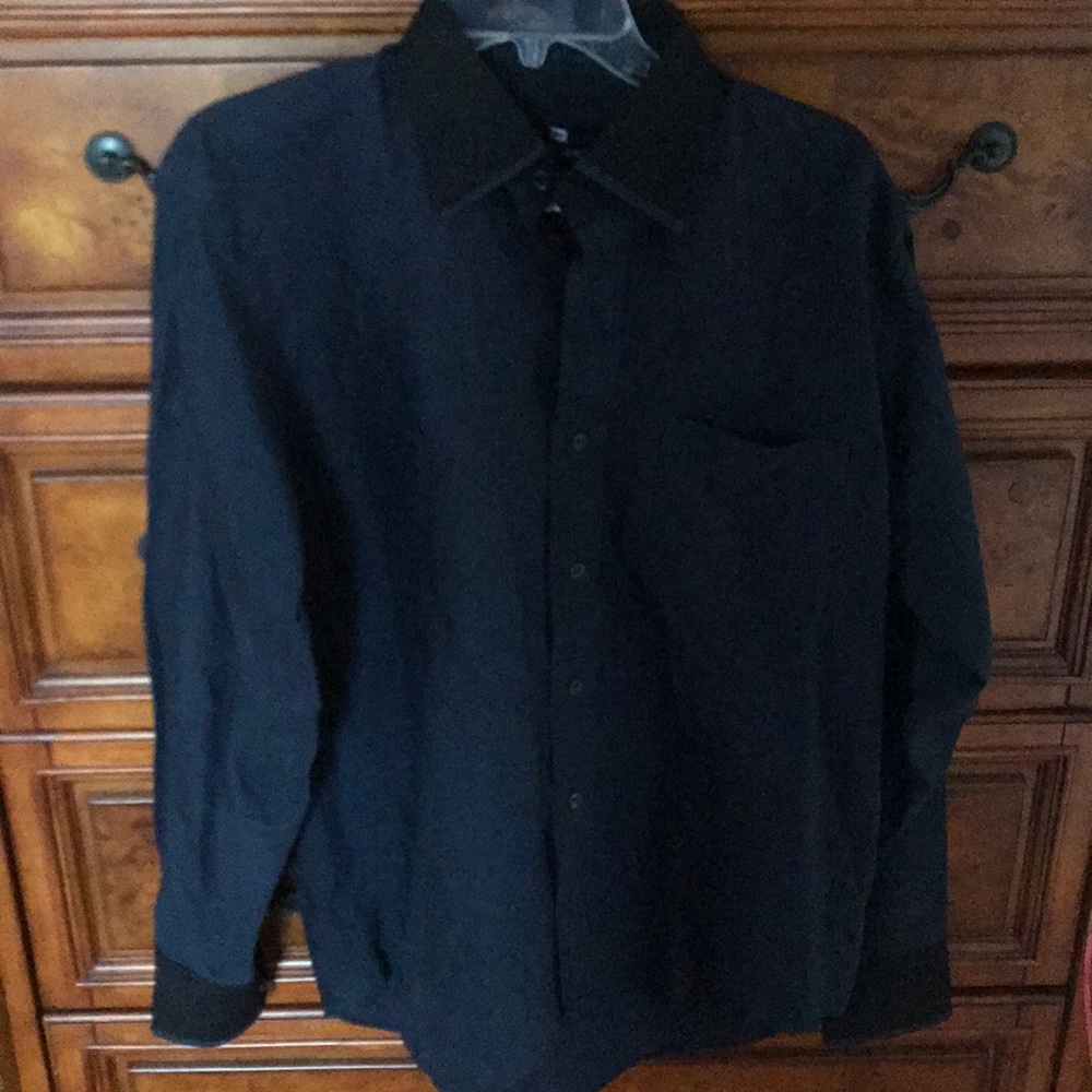Dark blue shirt